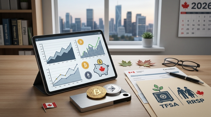 How to Hold Crypto in TFSA and RRSP Canada 2026: ETFs, Self‑Directed Accounts, Custody, Contribution Rules & CRA Tax